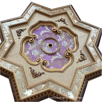 Palace  Design Hand Work Octagon Ps Ceiling Molding Ceiling Medallion